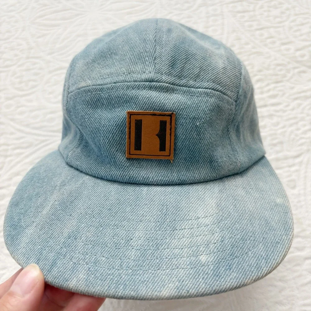 Beau Hudson Toddler Light Wash Denim 5 Panel Cap